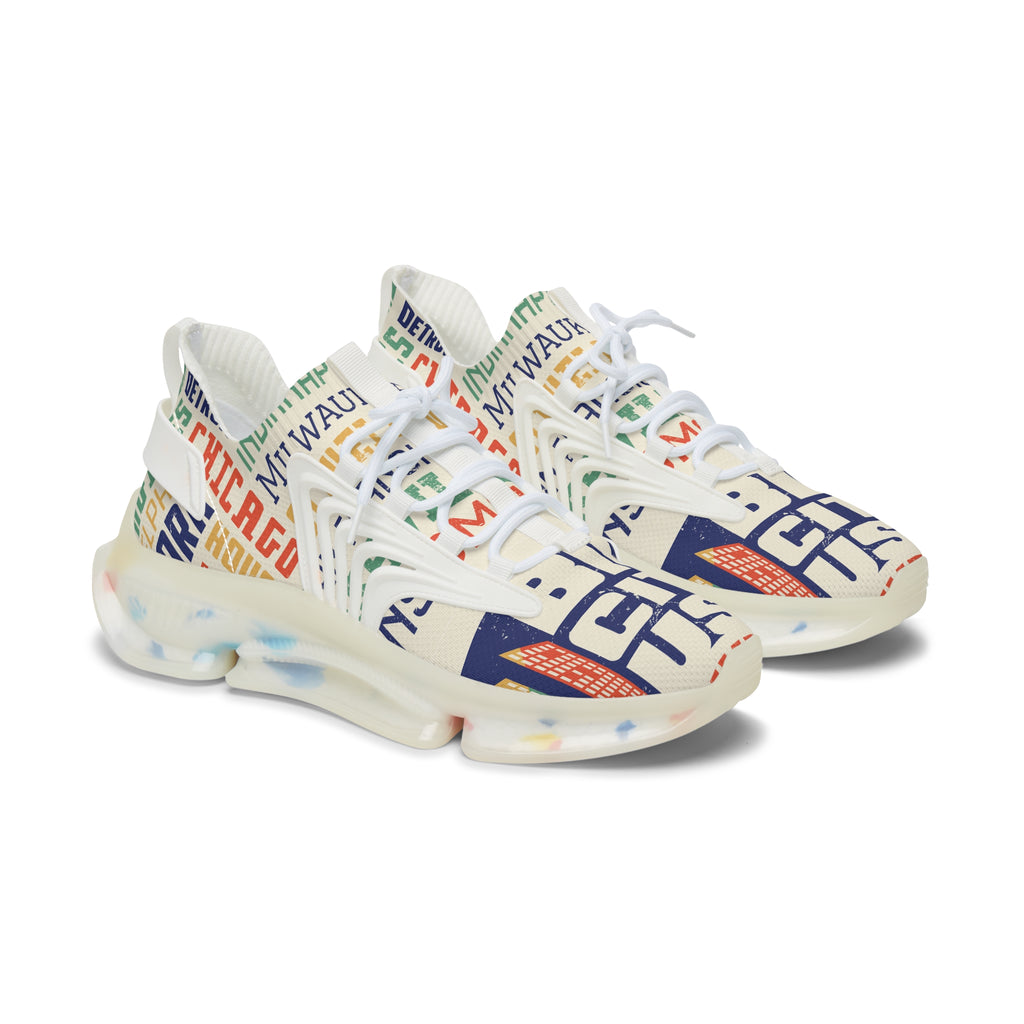 Women's Mesh Sneakers: "Big City" 