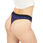 Women's Thongs with Hearts Pattern, Cute Underwear, Lingerie Gift, Everyday Comfort, Valentine's Day Special 