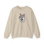 Lone Wolf Crewneck Sweatshirt – Graphic Wolf Head Pullover