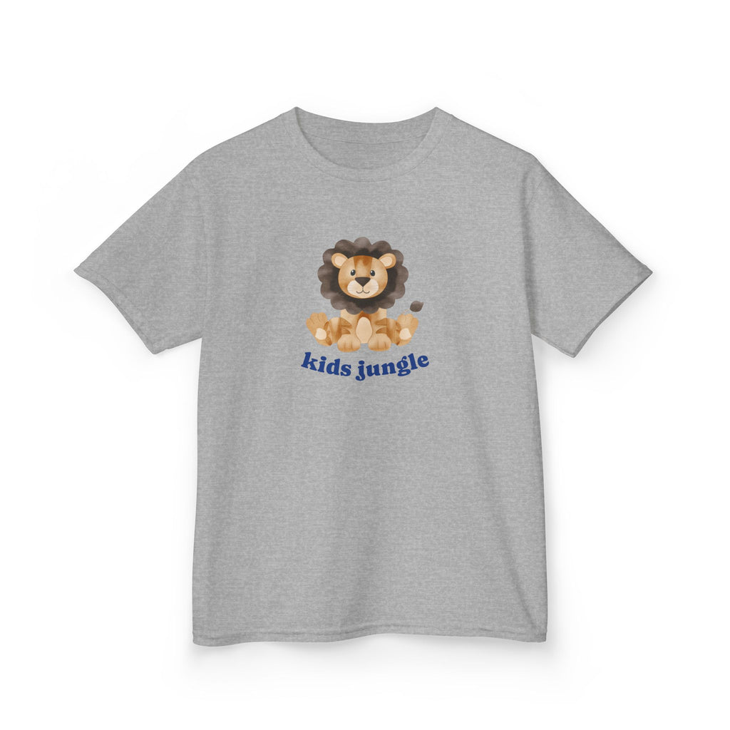 Kids T-Shirt Jungle Lion - Cute Animal Print Tee for Kids