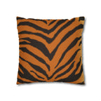 Tiger Stripe Square Pillowcase — Decorative Pillow Cover