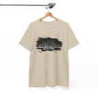 Boston Skyline T-Shirt — Brushstroke Cityscape Tee 