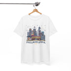 Philadelphia Skyline T-Shirt — Vintage Cityscape Tee 