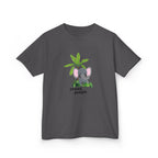 Camiseta infantil con el gráfico "Young Jungle" de un elefante adorable 