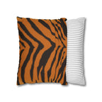 Tiger Stripe Square Pillowcase — Decorative Pillow Cover