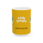 "Kids Jungle" Mug - Good Morning Design (11oz, 15oz)