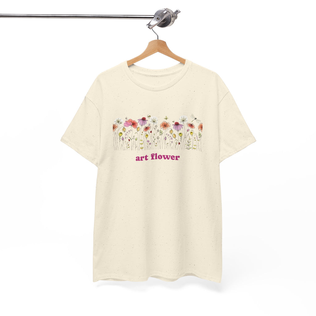 Camiseta floral para mujer - Diseño de flores coloridas 