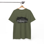 Boston Skyline T-Shirt — Brushstroke Cityscape Tee 