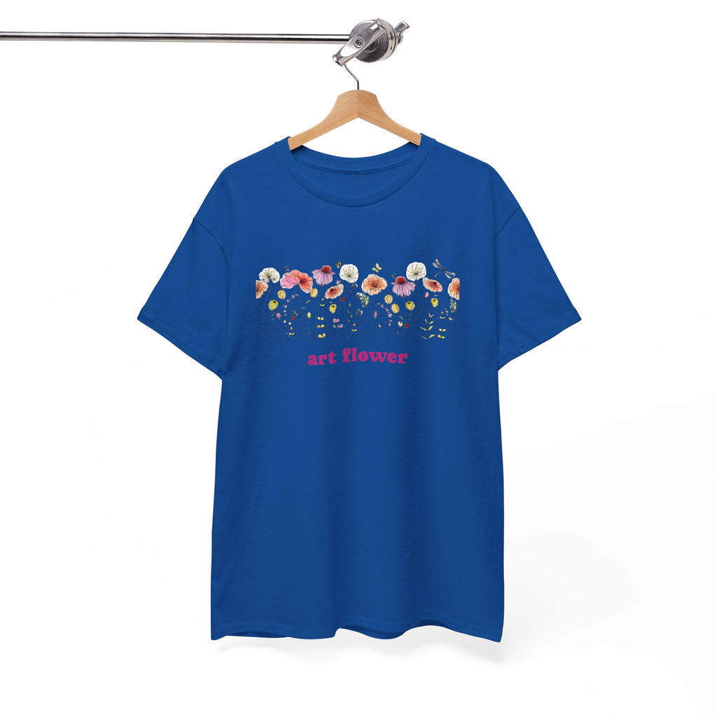Camiseta floral para mujer - Diseño de flores coloridas 