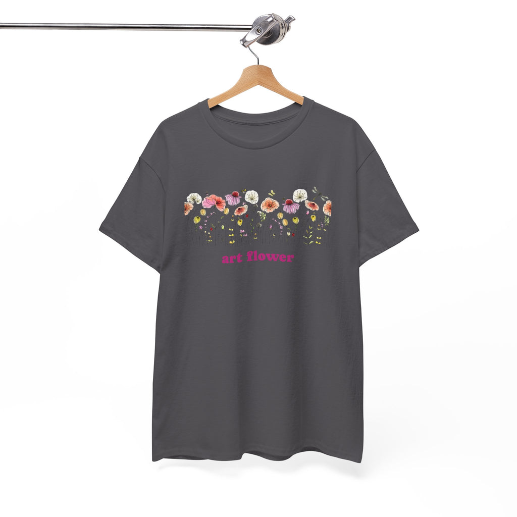 Camiseta floral para mujer - Diseño de flores coloridas 