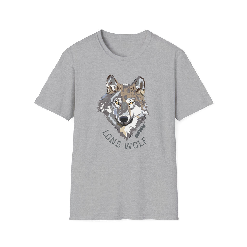 Lone Wolf Unisex T-Shirt | Softstyle Graphic Tee for Nature Lovers 