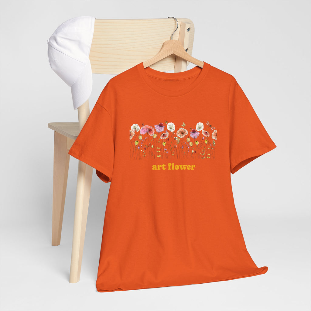 Camiseta floral para mujer - Diseño de flores coloridas 