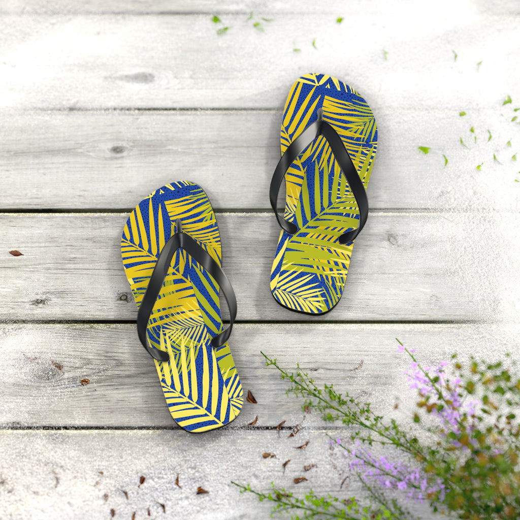 Flip Flops - Tropical Fun Beach Sandals for Summer, Vacation, Pool Parties 