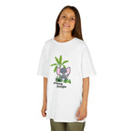 Camiseta infantil con el gráfico "Young Jungle" de un elefante adorable 