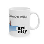 Golden Gate Bridge Ceramic Mug — San Francisco Travel Coffee Cup (11oz & 15oz)