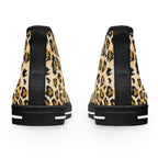 Zapatillas altas con estampado de leopardo