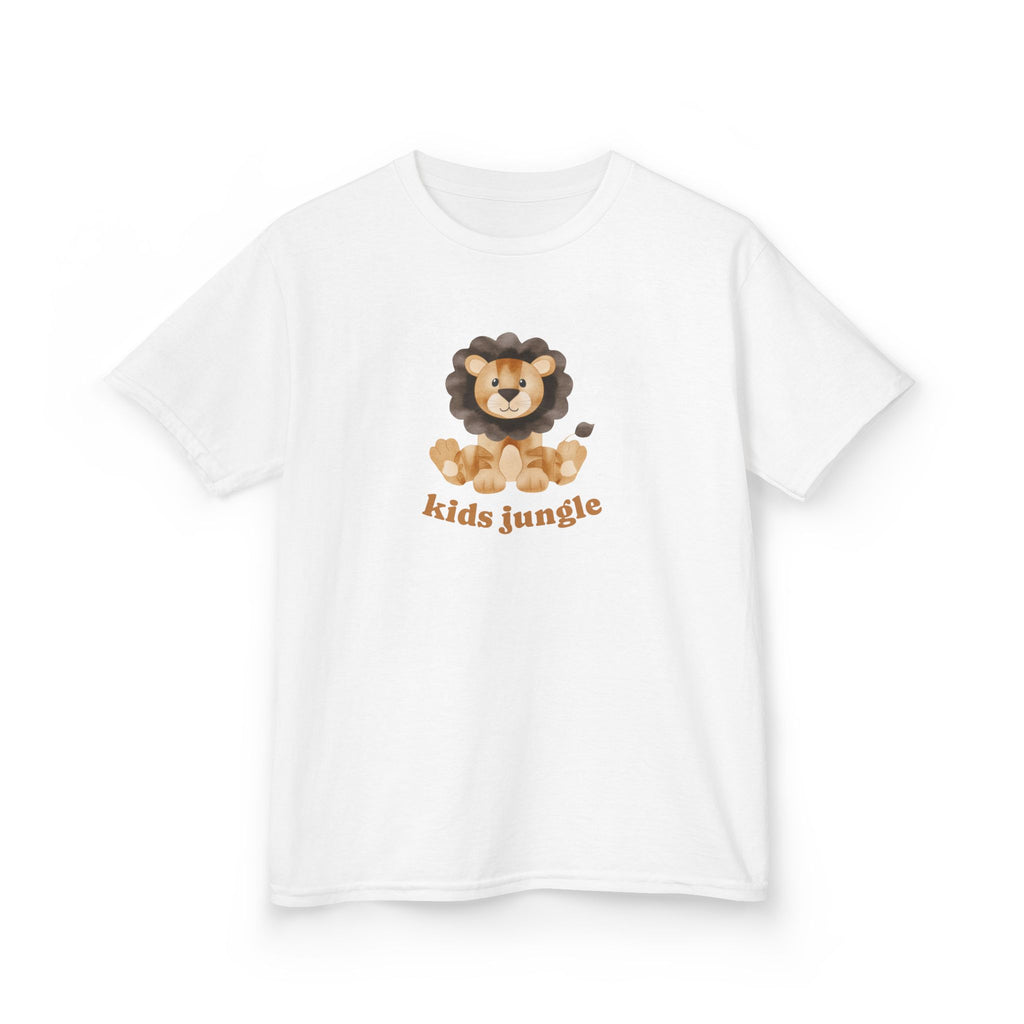 Kids T-Shirt Jungle Lion - Cute Animal Print Tee for Kids