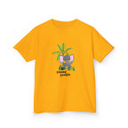 Camiseta infantil con el gráfico "Young Jungle" de un elefante adorable 
