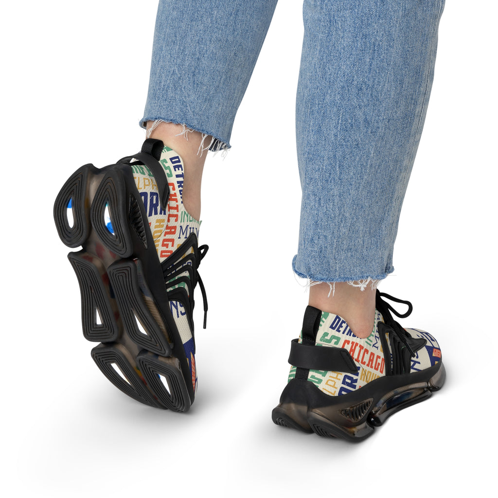Women's Mesh Sneakers: "Big City" 