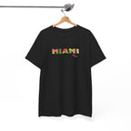 Miami Floral Tee — Vintage Tropical City Shirt 
