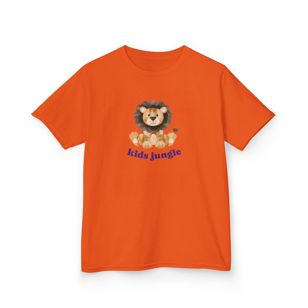 Kids T-Shirt Jungle Lion - Cute Animal Print Tee for Kids