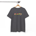Miami Floral Tee — Vintage Tropical City Shirt 