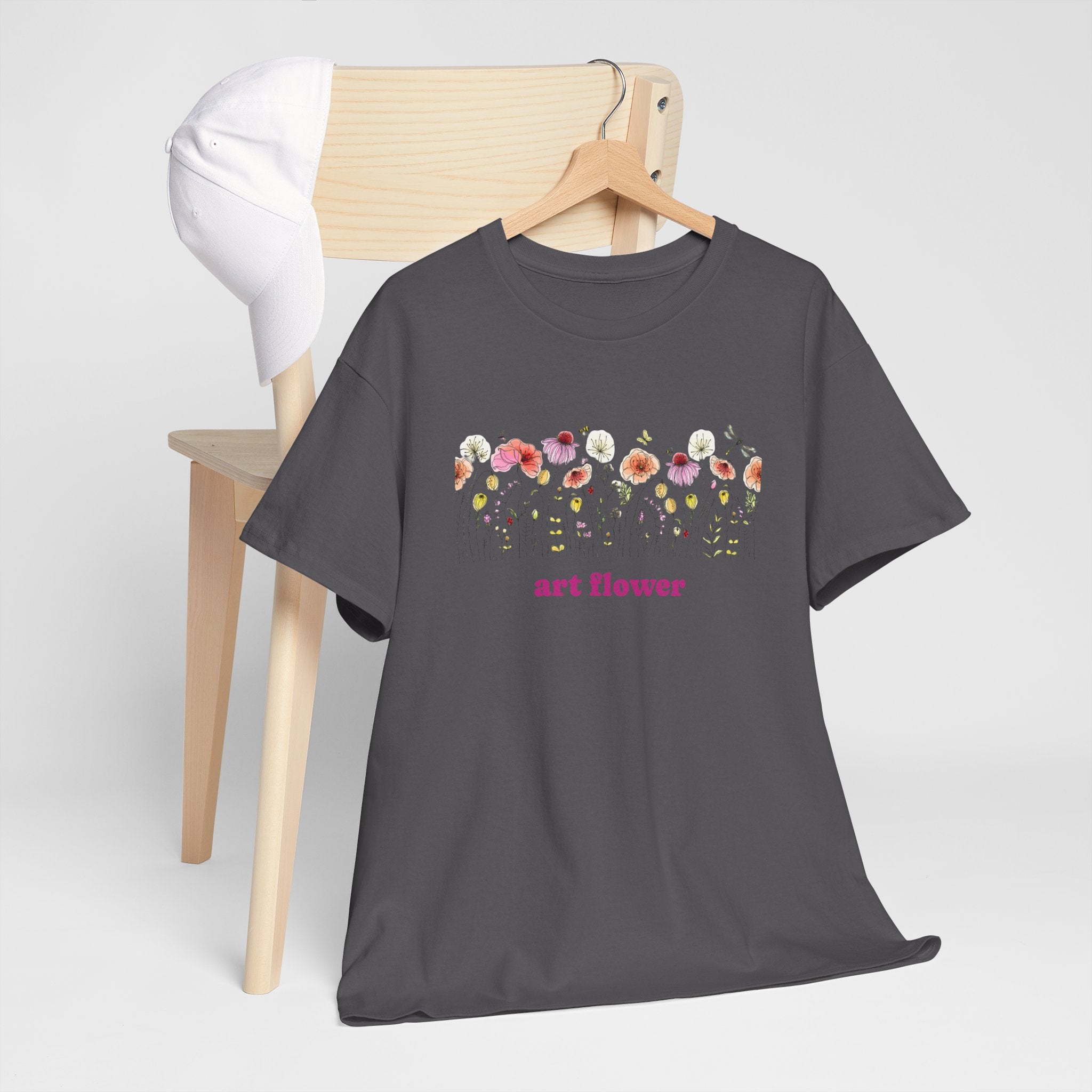 Camiseta floral para mujer - Diseño de flores coloridas 