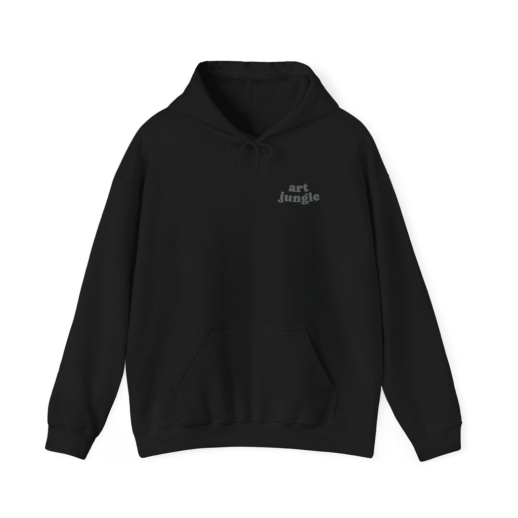 Gorilla Roar Hoodie – "Art Jungle" Graphic Hooded Sweatshirt 