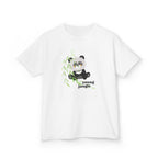 Kids Tee — Cute Panda "Young Jungle" Graphic Shirt 
