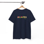 Miami Floral Tee — Vintage Tropical City Shirt 