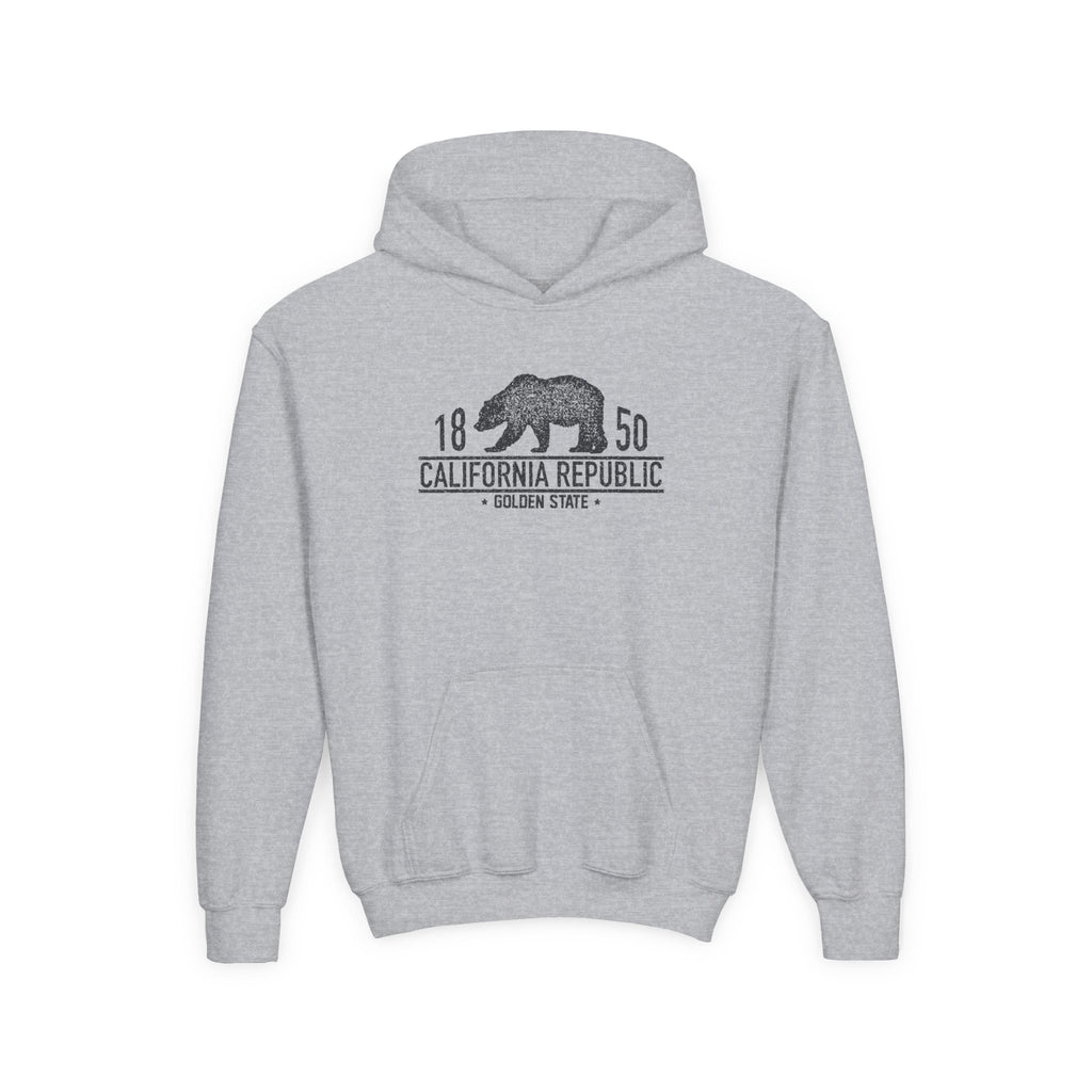 Sudadera juvenil de California Republic con gráfico de oso vintage de 1850 