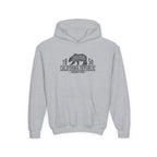 Sudadera juvenil de California Republic con gráfico de oso vintage de 1850 
