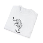 Tiger Sketch T‑Shirt — 'art jungle' Minimalist Animal Graphic Tee