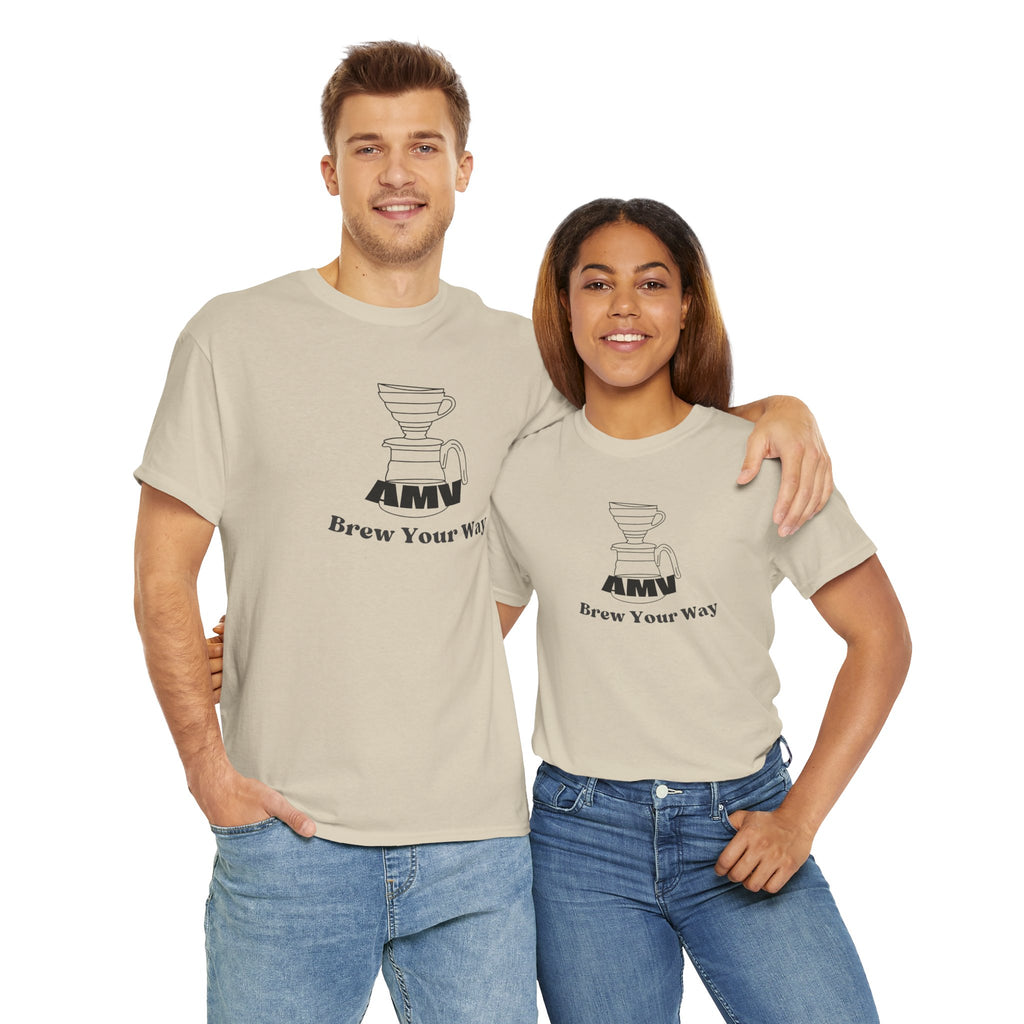 Coffee Lover's Tee - 'Brew Your Way' - Unisex Cotton 