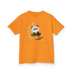 Kids Tee — Cute Panda "Young Jungle" Graphic Shirt 