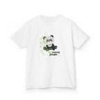 Kids Tee — Cute Panda "Young Jungle" Graphic Shirt