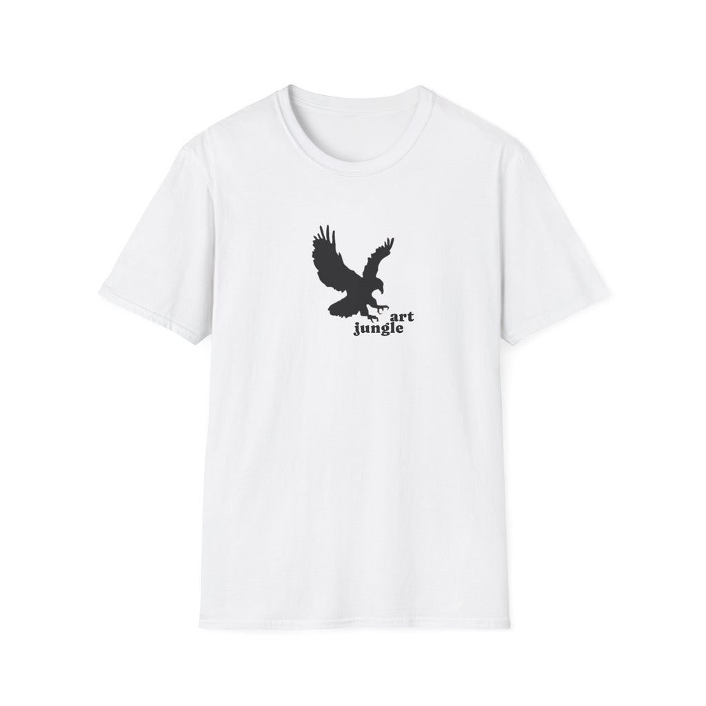 Eagle Silhouette T-Shirt — 'art jungle' Minimal Graphic Tee
