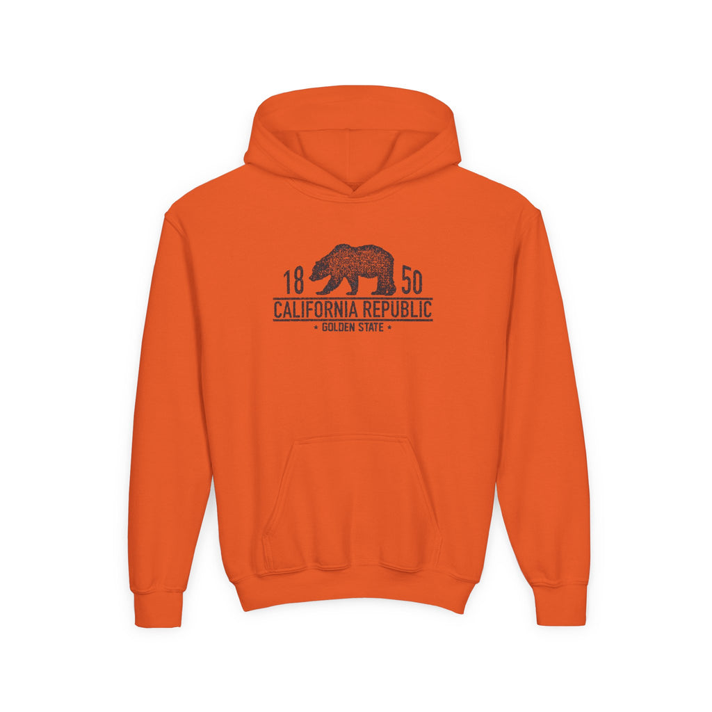 Sudadera juvenil de California Republic con gráfico de oso vintage de 1850 