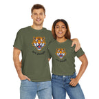 Tiger Head Tee Shirt - Unisex Heavy Cotton 