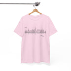 Paris Skyline T-Shirt — Minimalist Cityscape Tee (features 'Paris' text) 