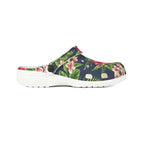 Floral Tropical EVA Foam Clogs - Water-Resistant Garden & Beach Shoes
