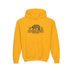 Sudadera juvenil de California Republic con gráfico de oso vintage de 1850 