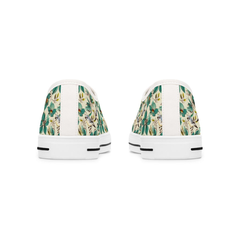 Zapatillas bajas con estampado floral para mujer: elegantes y cómodas 