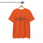 Camiseta con el horizonte de Nueva York — Camiseta minimalista con paisaje urbano 