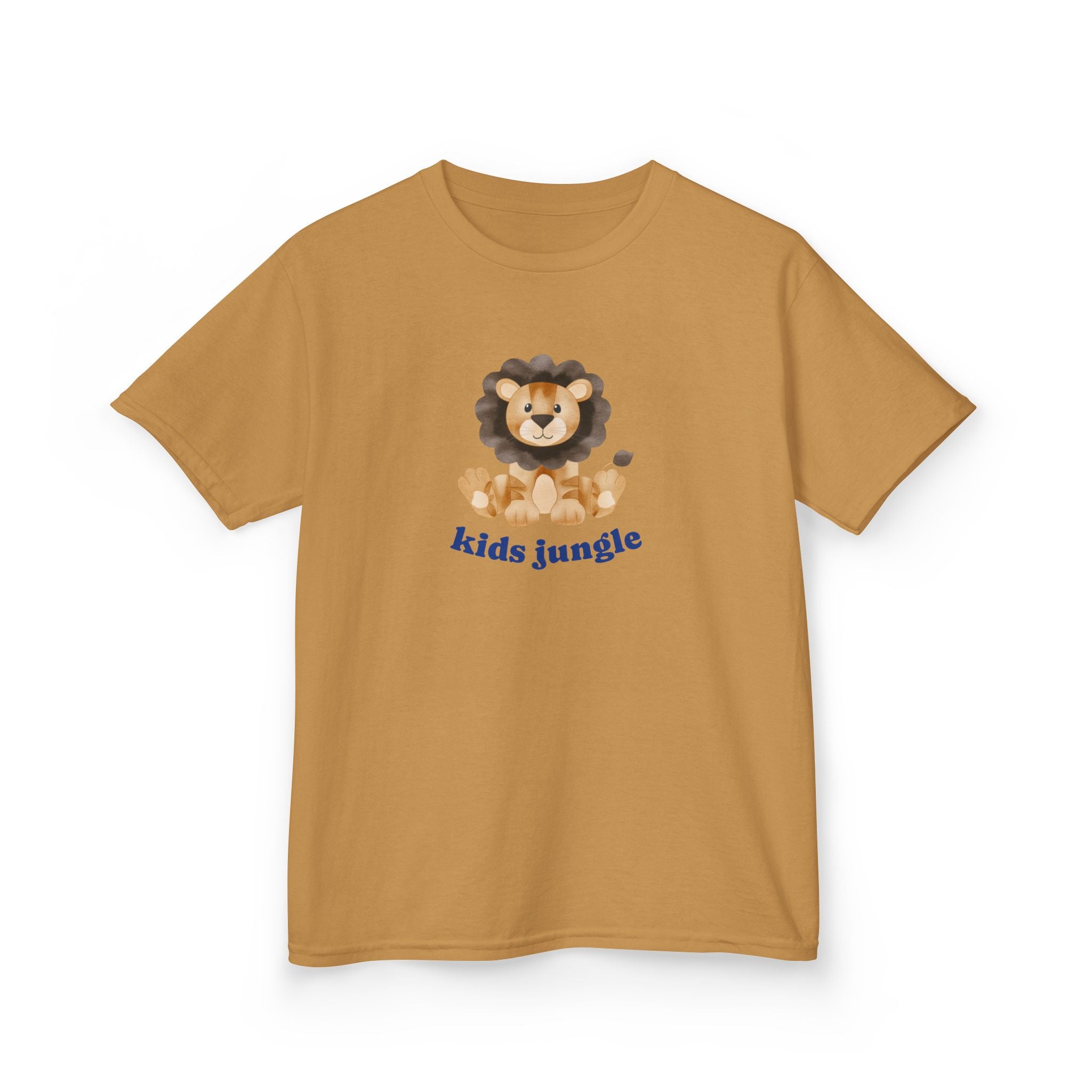 Kids T-Shirt Jungle Lion - Cute Animal Print Tee for Kids