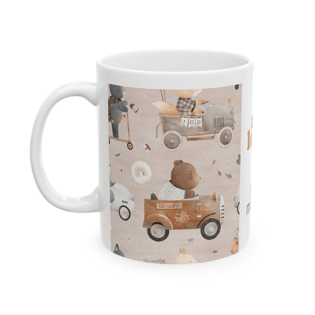 Art Lover "Good Morning" Ceramic Mug – Cozy Retro Coffee Cup (11oz/15oz)