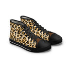 Zapatillas altas con estampado de leopardo