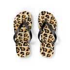 Chanclas con estampado de leopardo