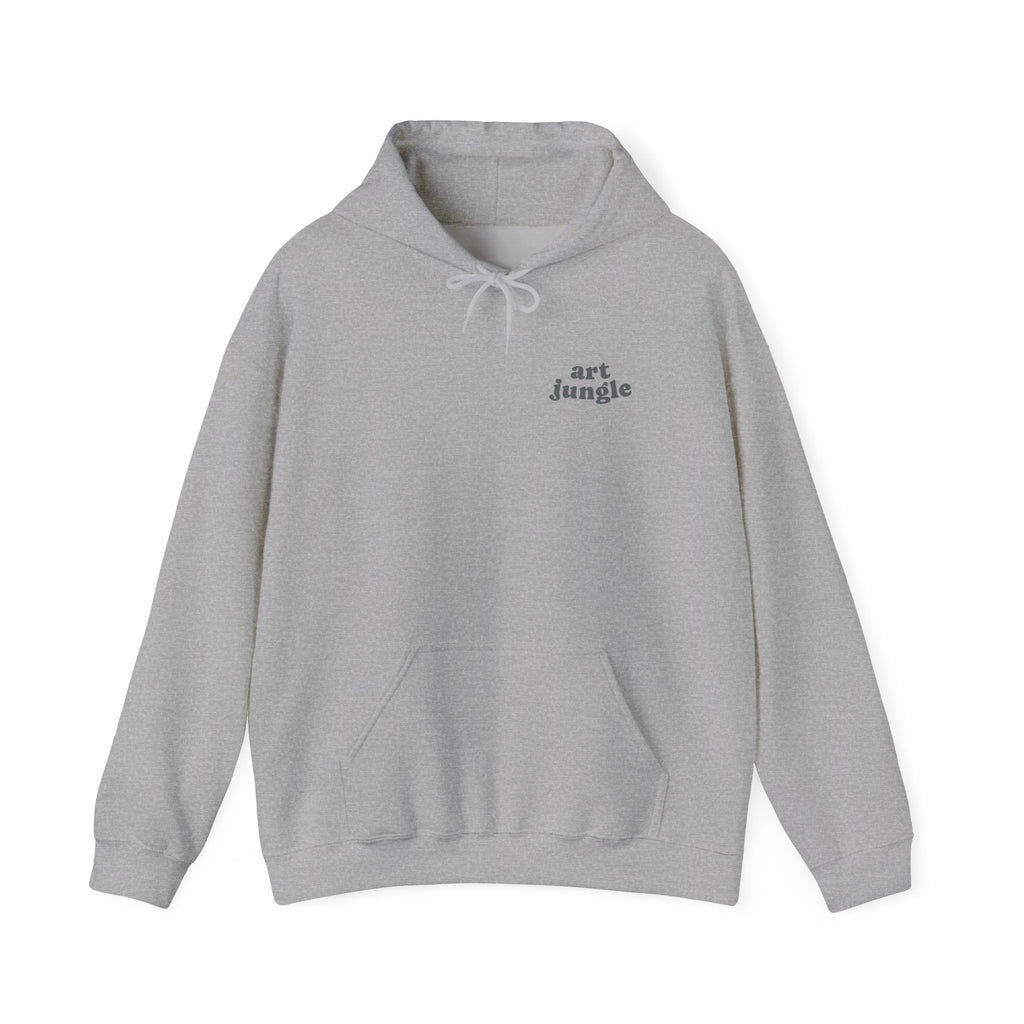 Gorilla Roar Hoodie – "Art Jungle" Graphic Hooded Sweatshirt 