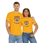 Tiger Head Tee Shirt - Unisex Heavy Cotton 